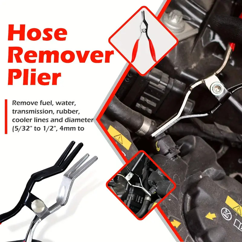 Hose Clamp Pliers Set 4PCS Automotive Removal Tool for Radiator & Hoses