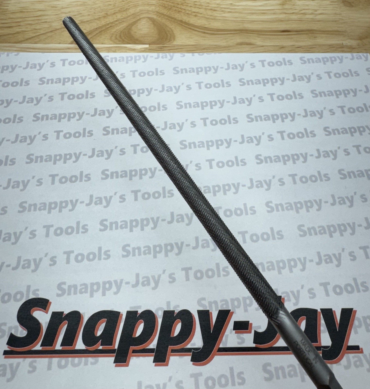 Snap-on Tools NEW ORANGE Soft Grip Round 8” Blade Length File SGHF614B 8R