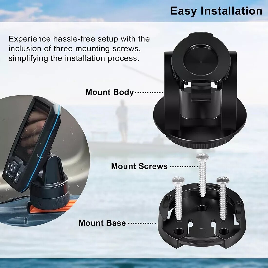 010-12439-10 Tilt/Swivel Mount bracker for Garmin Striker Plus4,Striker Plus 4cv
