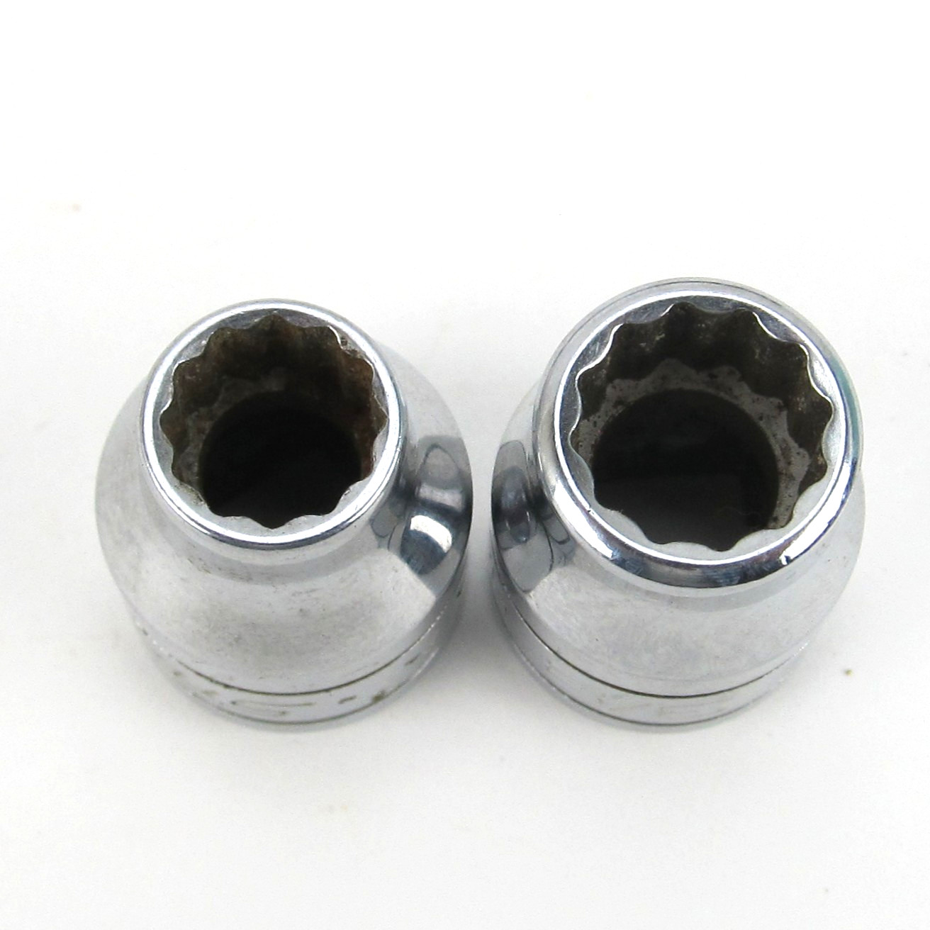 Snap-On Tools 3/8″ Drive 5/16″ 3/8″ Shallow 12 Point Chrome Sockets F101 F121