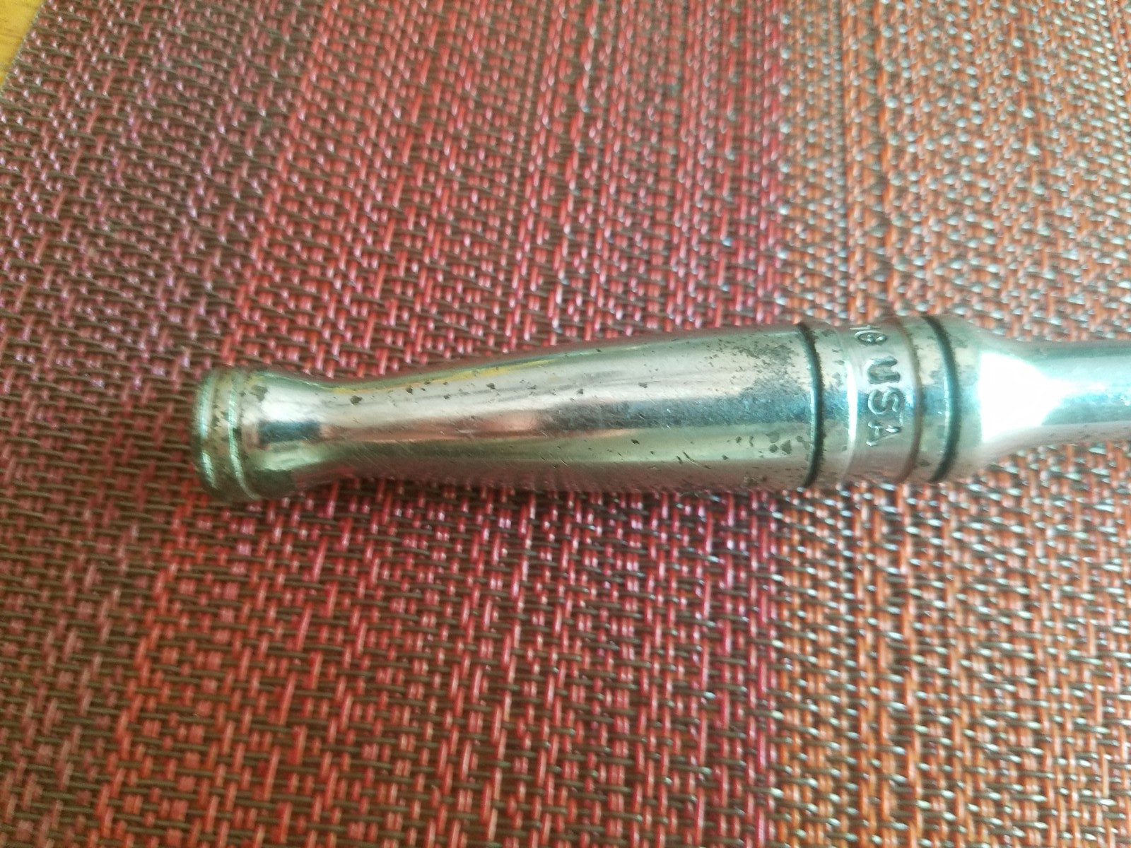 Snap On 3/8″ DRIVE 7-1/2″ LONG CHROME RATCHET WRENCH # F-71-G USA