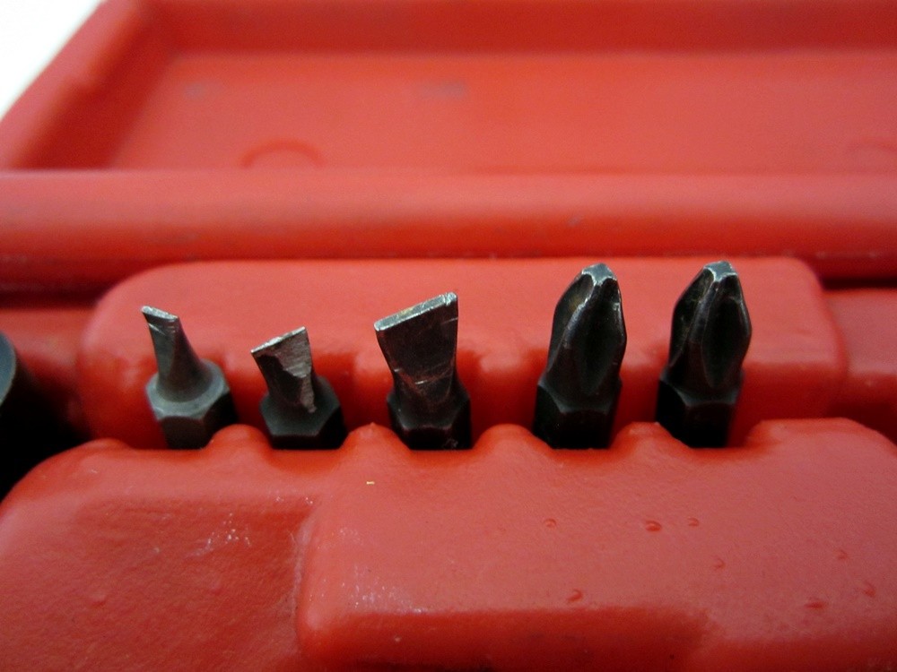 Vintage MAC Tools 3/8″ Drive Impact Driver Handle & Bits ID67M USA