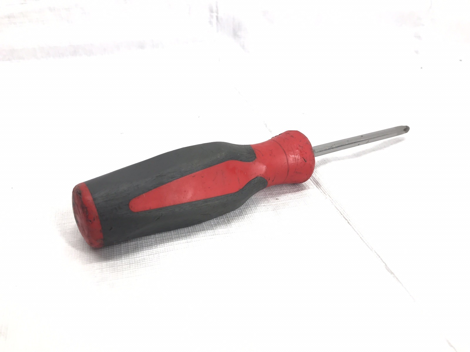 Snap On Tools SHDZ42 Pozidriv #2 Red & Gray Hard Grip Screwdriver USA