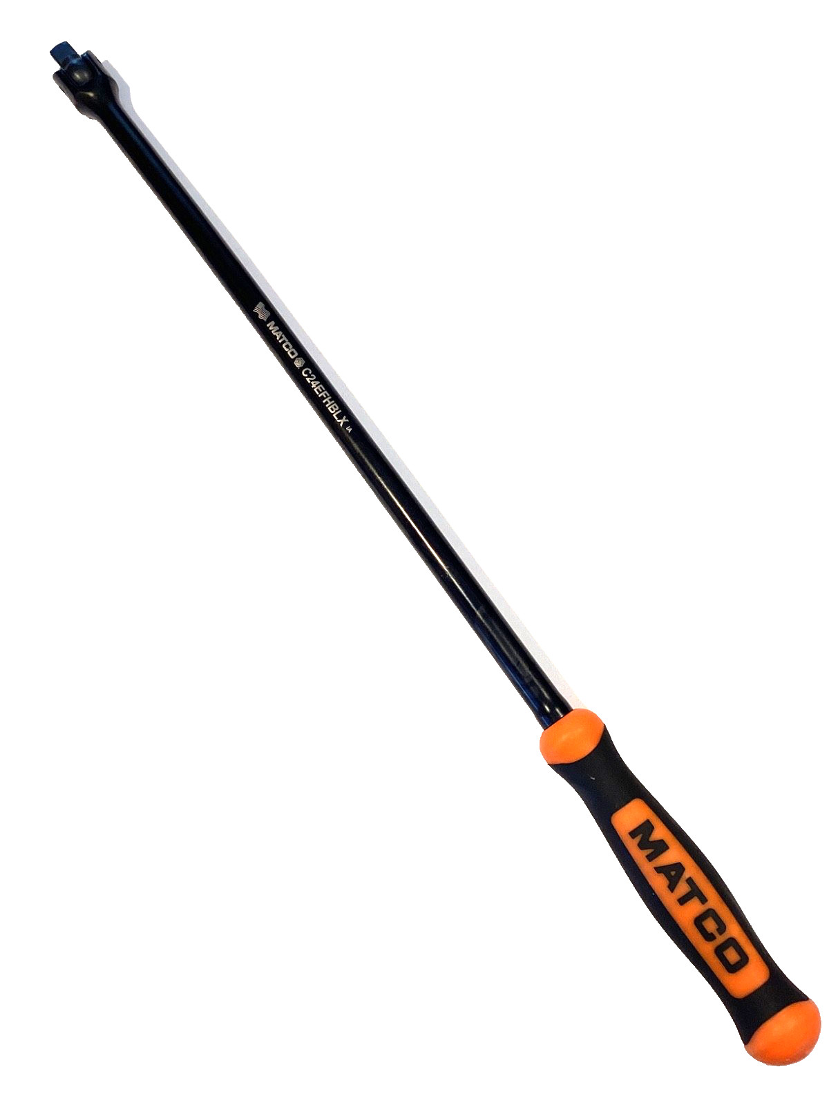 Matco Tools USA ORANGE 1/2” Drive BLACK Chrome 25” Breaker Bar C24EFHBLX MINT