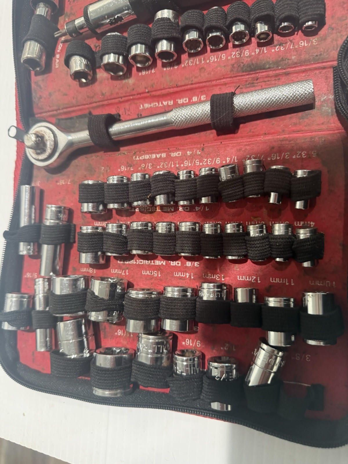 Alltrade Tool Socket Set 55 Piece In Pouch See Photos Nearly Complete