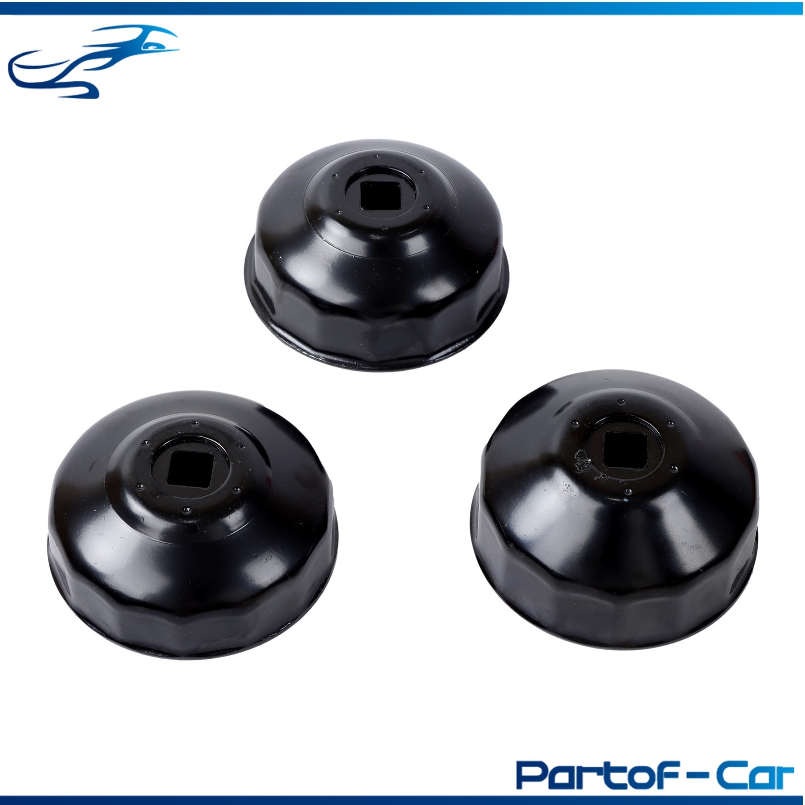 15Pcs Cup Type Oil Filter Cap Wrench Socket Removal Tool Set W/case