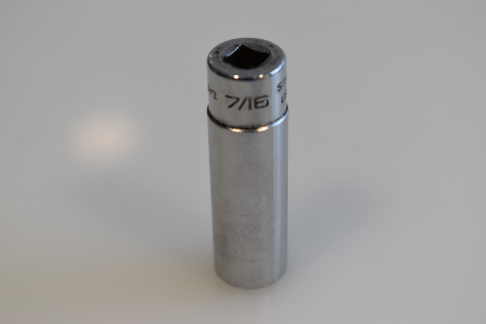 Snap On Tools STM14 7/16″ SAE Flank Drive Deep Socket 1/4″ Drive 6 Point USA