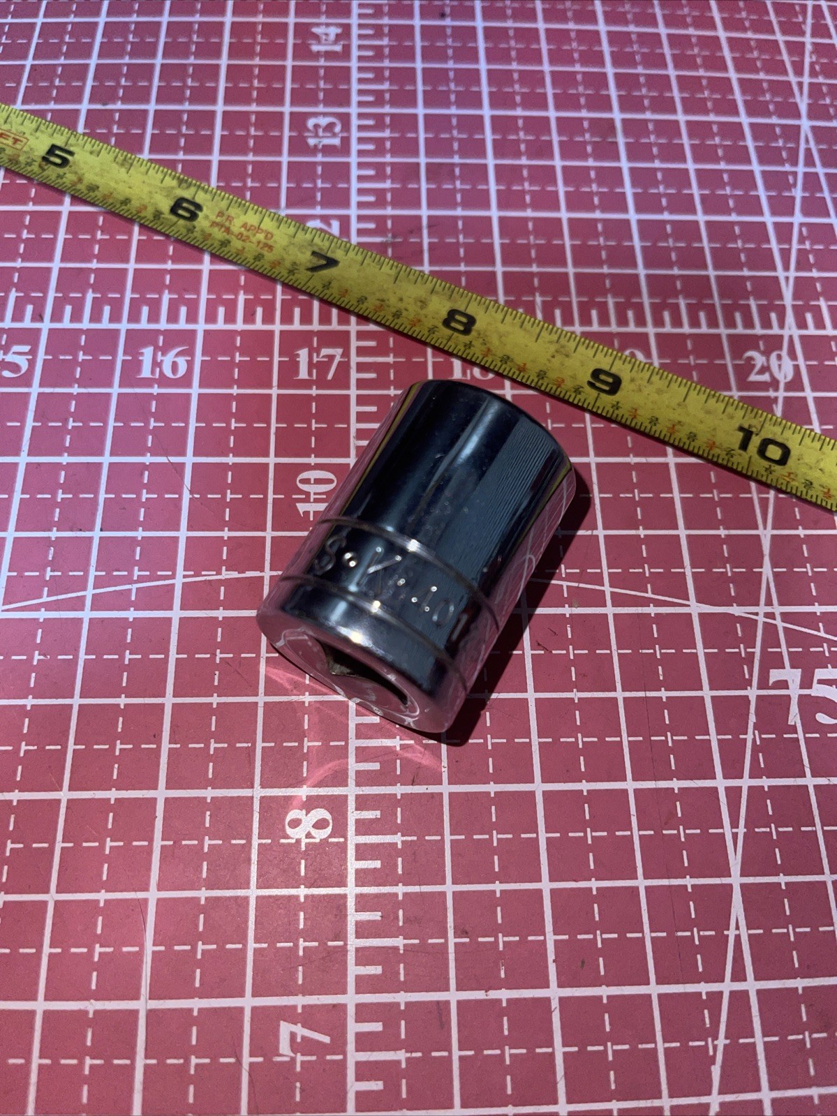 NOS S-K USA 40126 13/16 In SAE 1/2 Drive 12 Point Socket Vintage SK 1/2” 13/16”