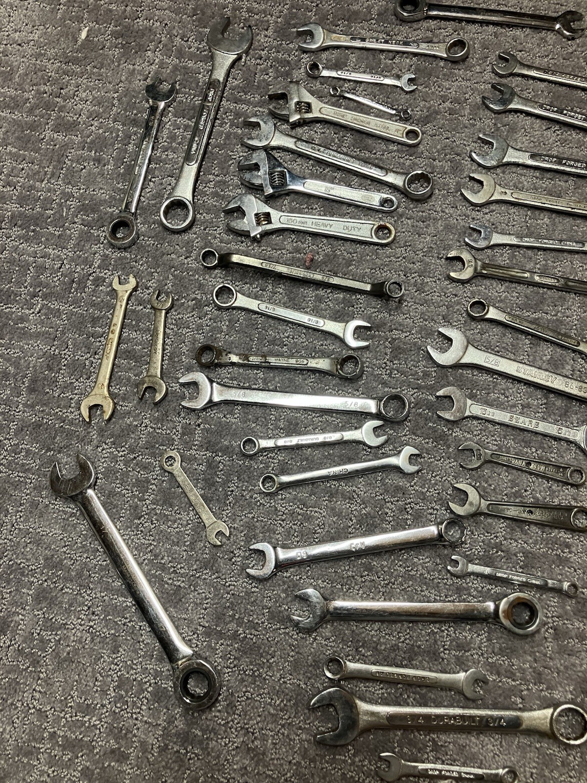 Mixed Lot of (40) of Assorted Wrenches Various Sizes (b)