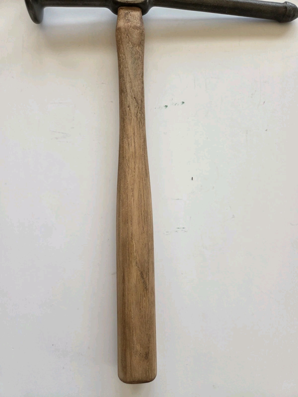 Vintage Extra Long Auto Body Pick Fabrication Hammer With NEW Wood Handle