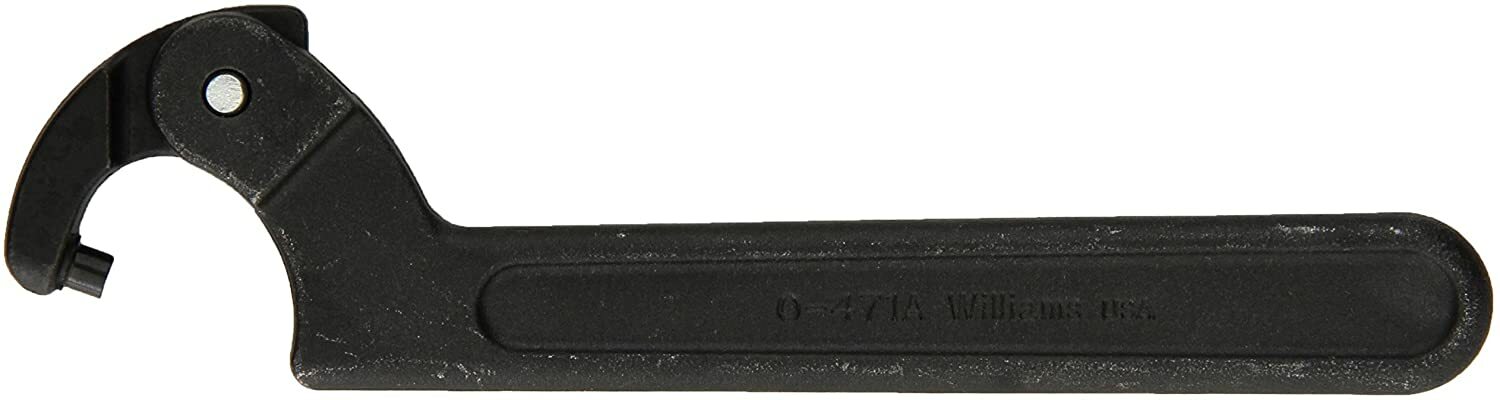 Williams O-471A 3/4 to 2-Inch Adjustable Pin Spanner Wrench