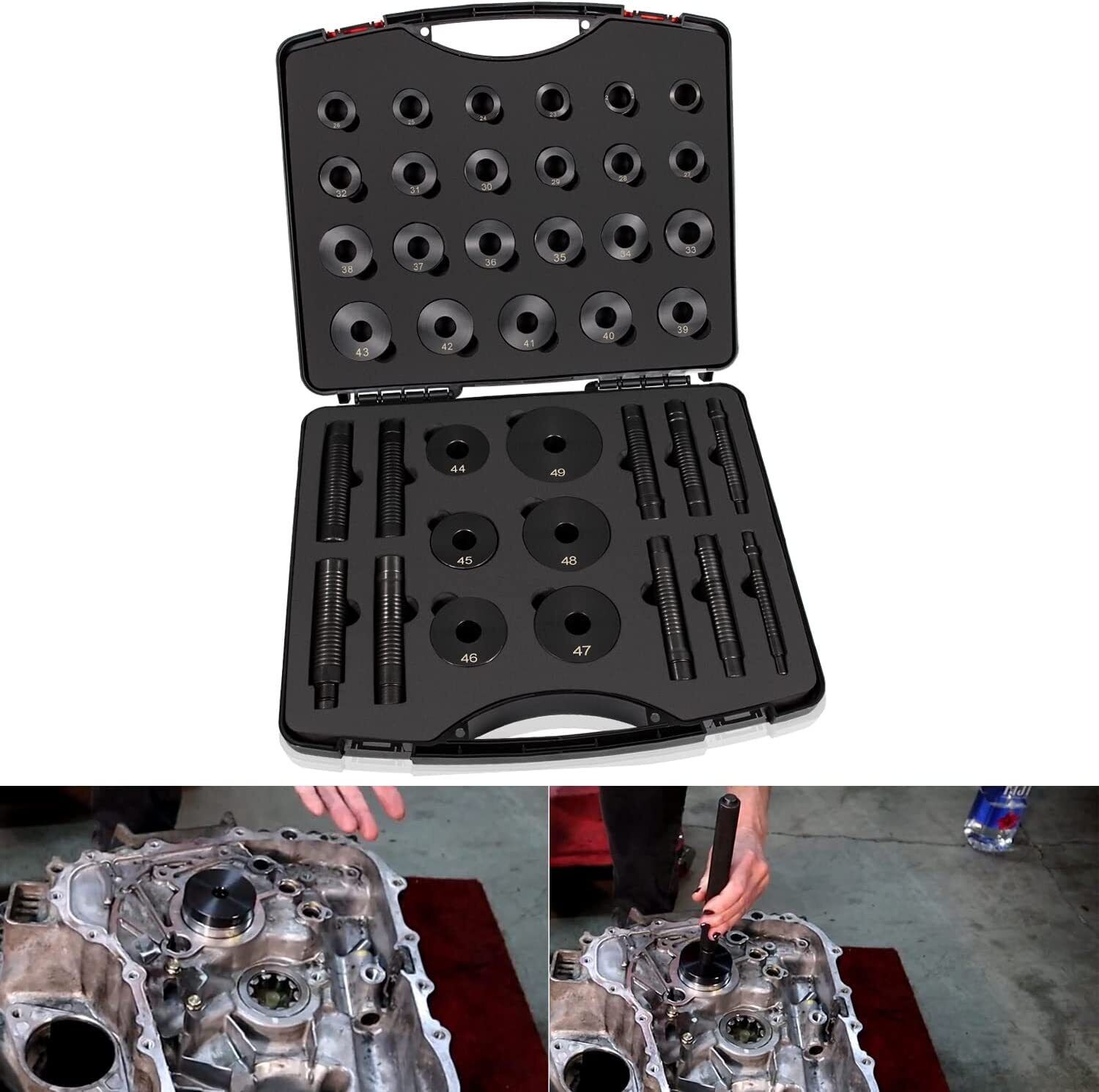 For Chrysler GM Ford Transmissions T-0220-39 Master Bushing Driver Tool Kit,39Pc
