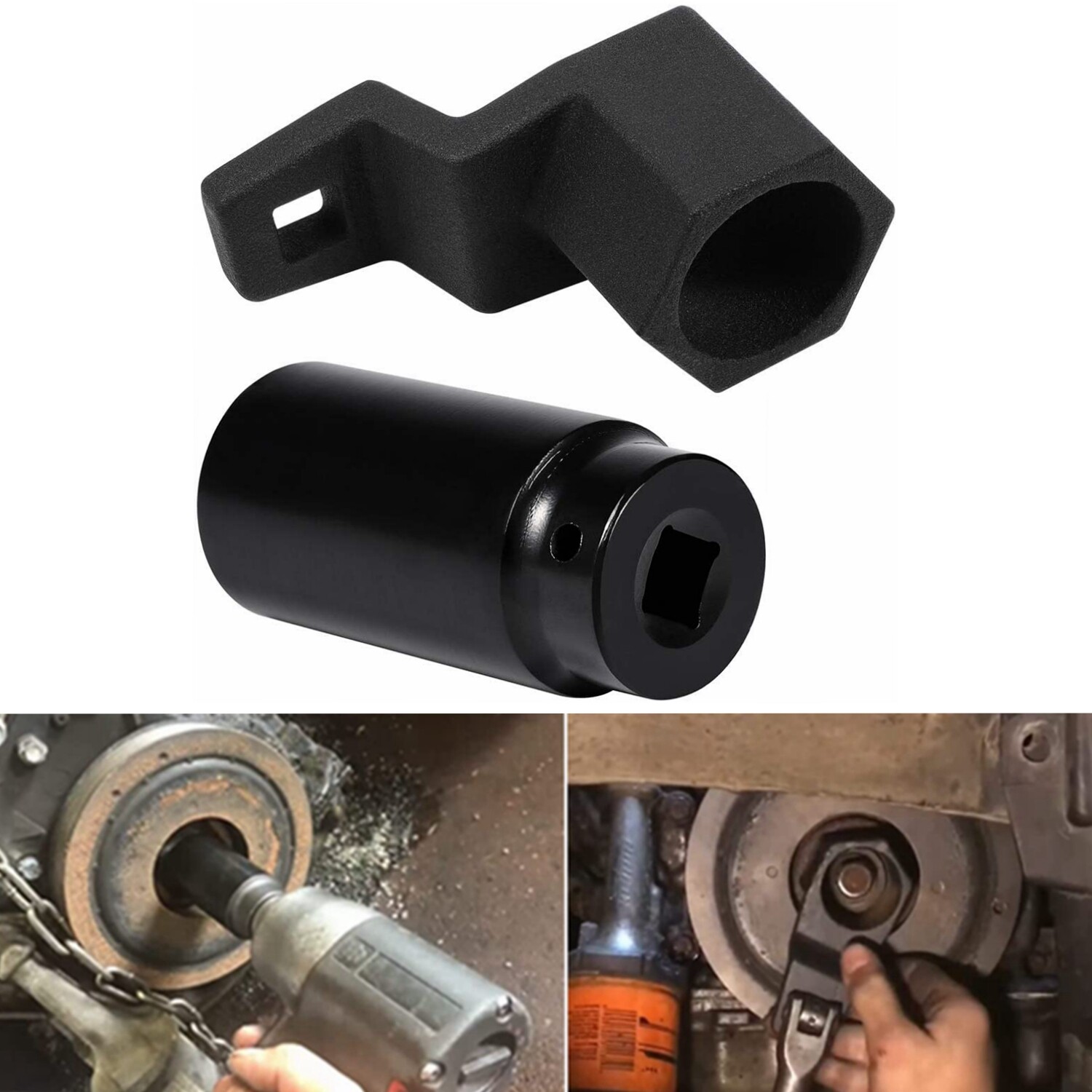 19mm Harmonic Balancer Socket 77080 & 50mm Crank Pulley Wrench for Honda Acura