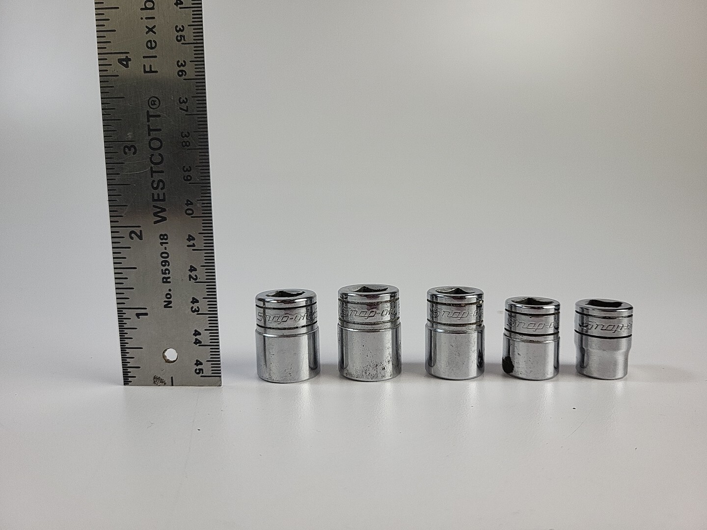 Snap On 3/8″ Drive Sockets – F201 5/8 F161 1/2 Fs141 7/16 F181 9/16 F201 5/8