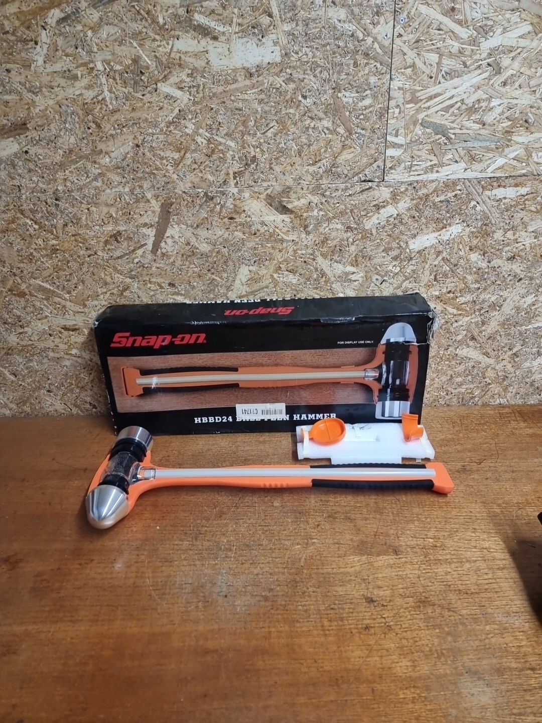 Giant Snap On Display Demo Tools Large Display Hammer Brand New Boxed