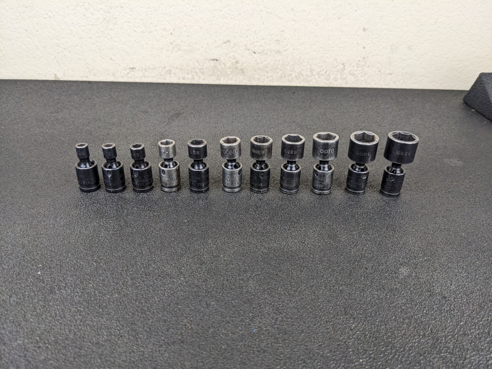 #bn810 Cornwell TSMUP0212SP 11pc 1/4″ Metric Universal Socket Set 5-15mm 6 Point