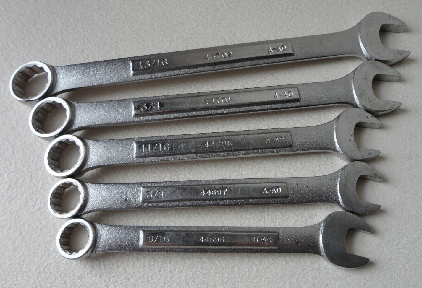 Craftsman *Overseas SAE Combo Wrench A-AD / D-AC Partial Set Or LOT