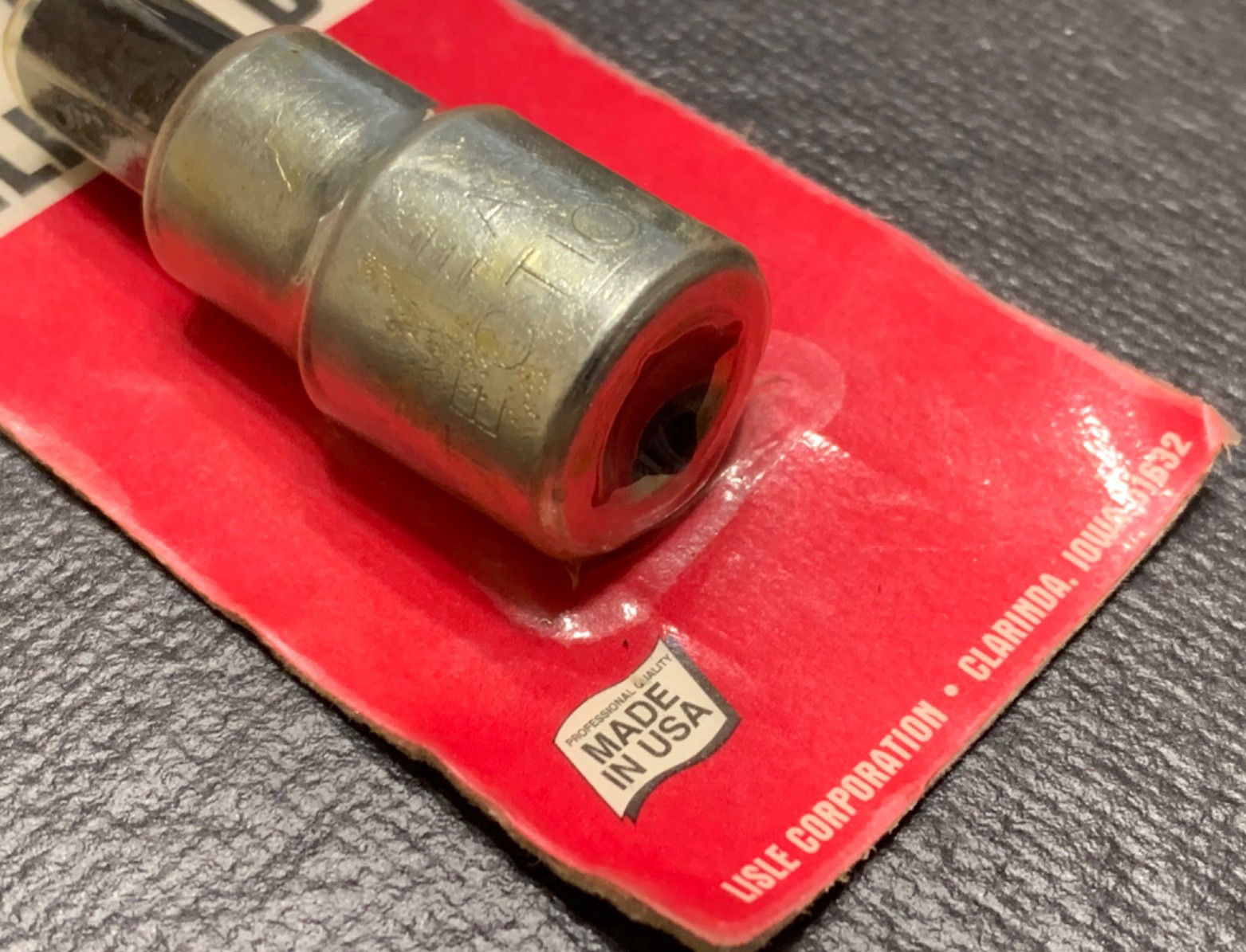 LISLE 12570 3/8 DR 3/8″ Hex Brake Caliper Socket Bit Made in USA