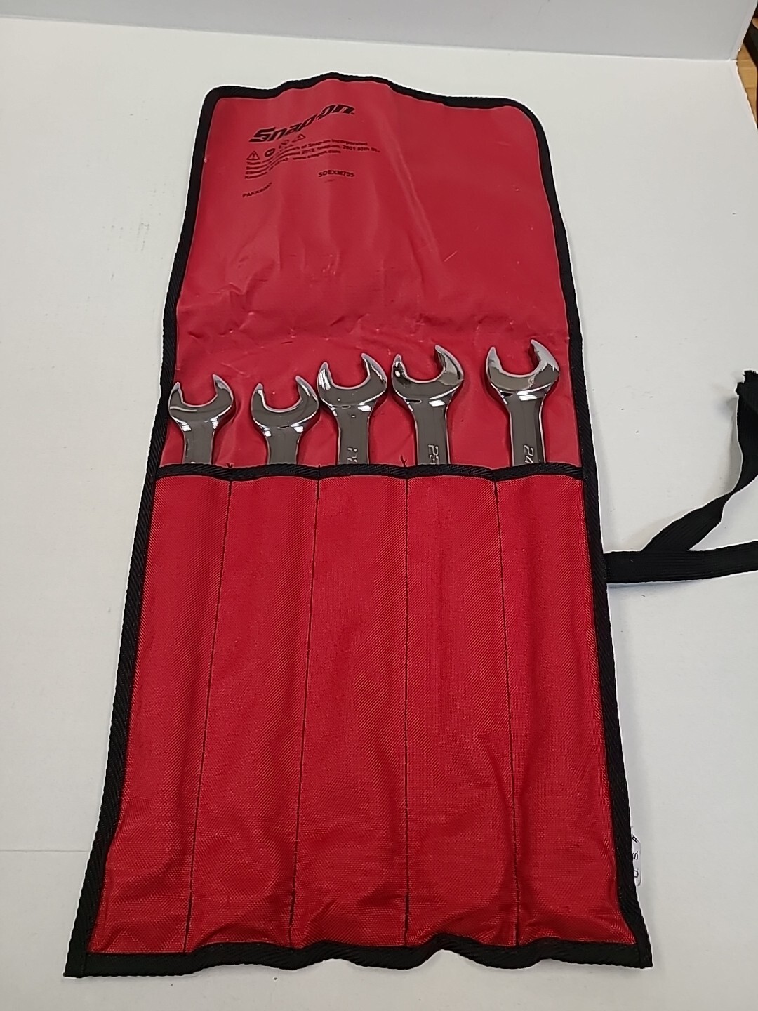 New Snap-on™ Tools SOEXM705 pc 20–24mm 12 Pt Flank Drive® Plus Metric Wrench Set