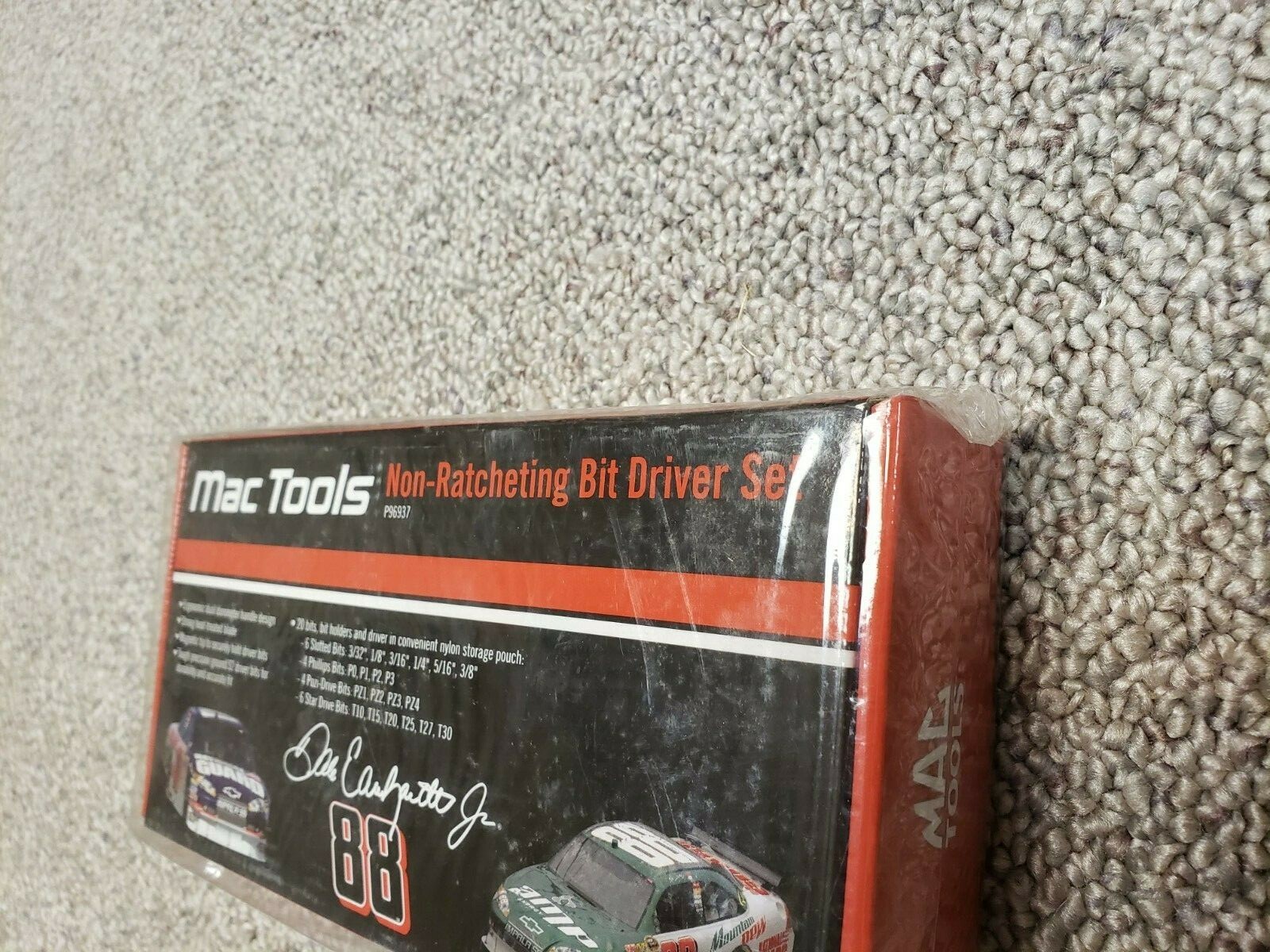 Brand New Mac Tools Non-Ratcheting Bit Driver Set P96937 Dale Earnhardt Jr 88