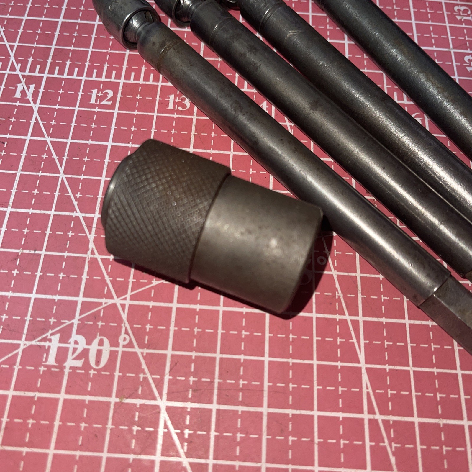 Apex USA Hex 7/16 Power Drive 5 Piece 5/16 – 5/8 Wobble Socket Adapter Extension