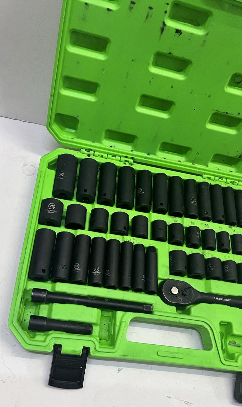 High-Quality Swanlake Impact Socket Set, 49-Piece