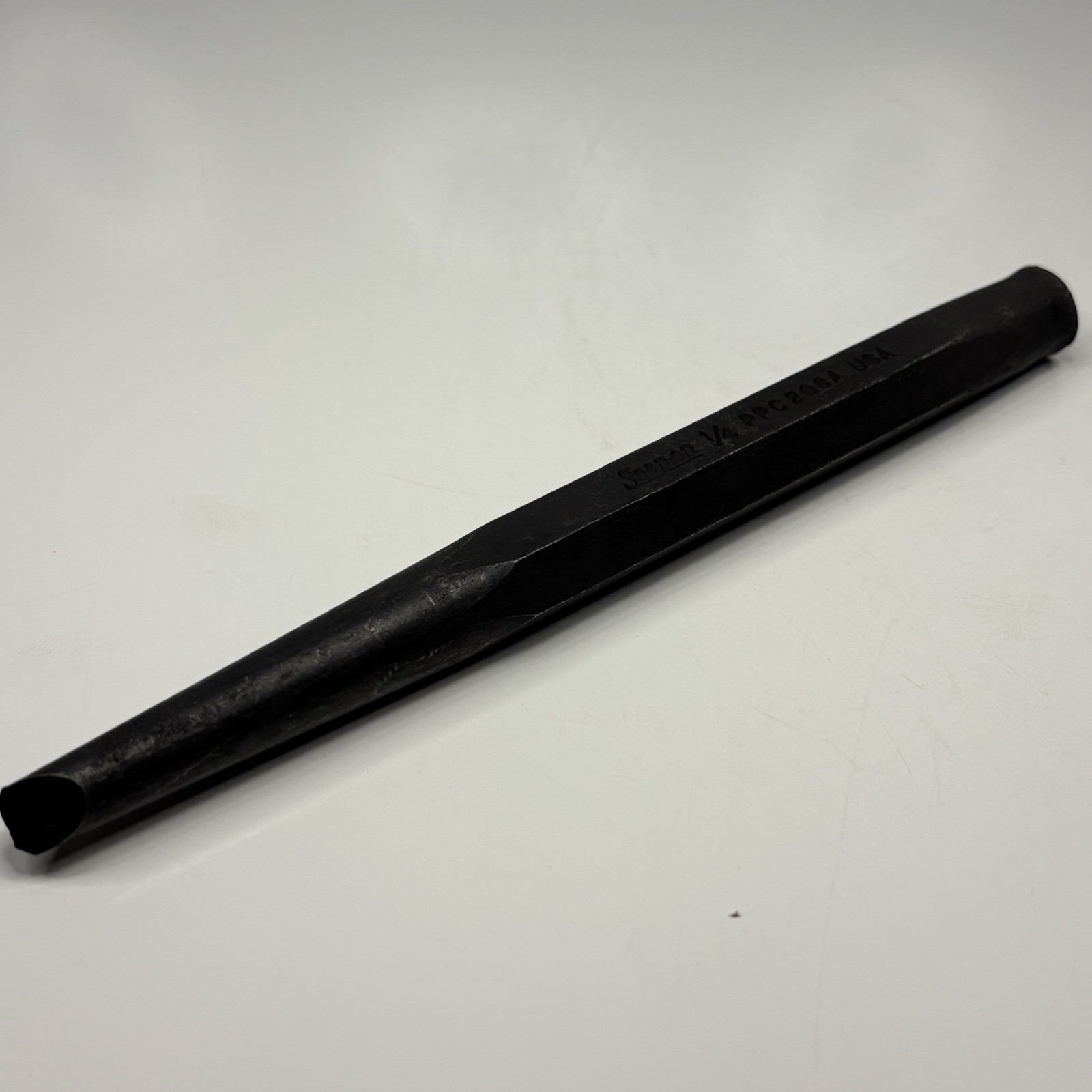 Mint Snap On Tools PPC208A 1/4 Point Black Oxide 6-1/4” Starter Punch USA 1977