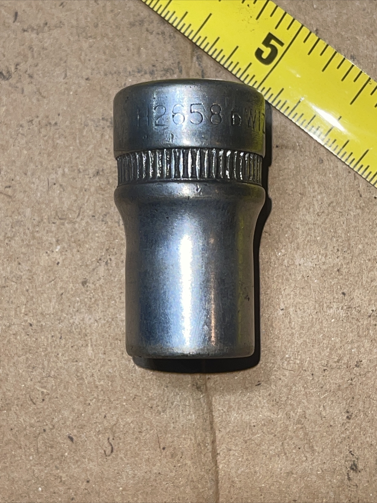 Wizard USA H2658 1/2 In SAE 1/2” Drive 12 Point Shallow Socket
