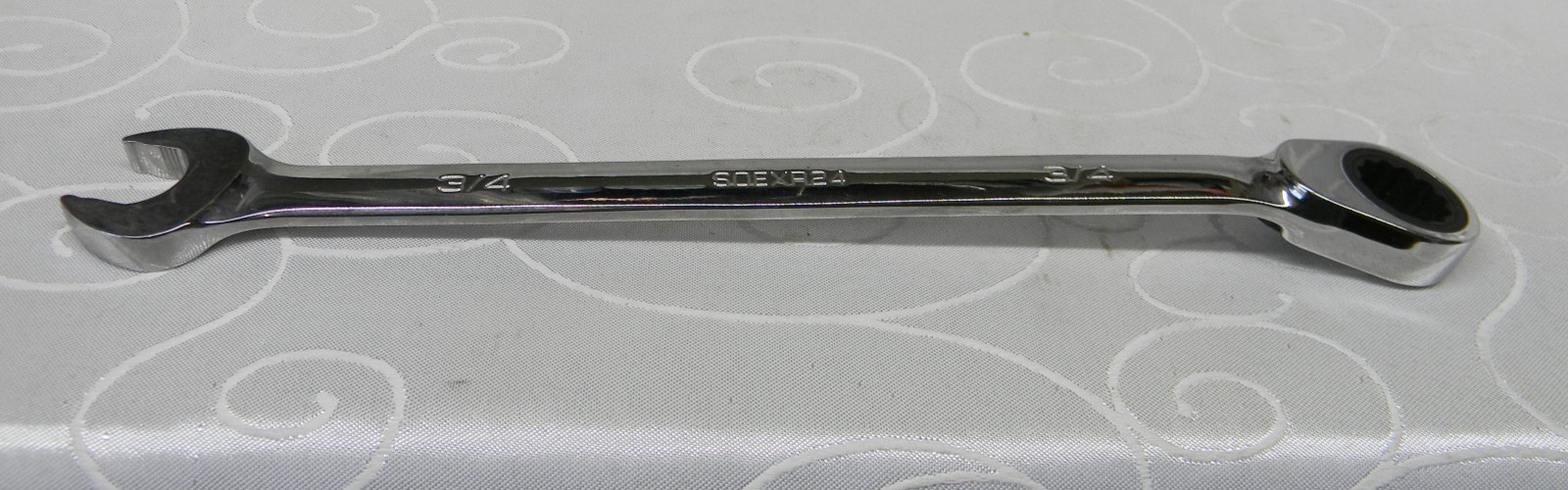 SNAP-ON 3/4″ SAE 12PT REVERSIBLE RATCHETING COMBINATION WRENCH #SOEXR24