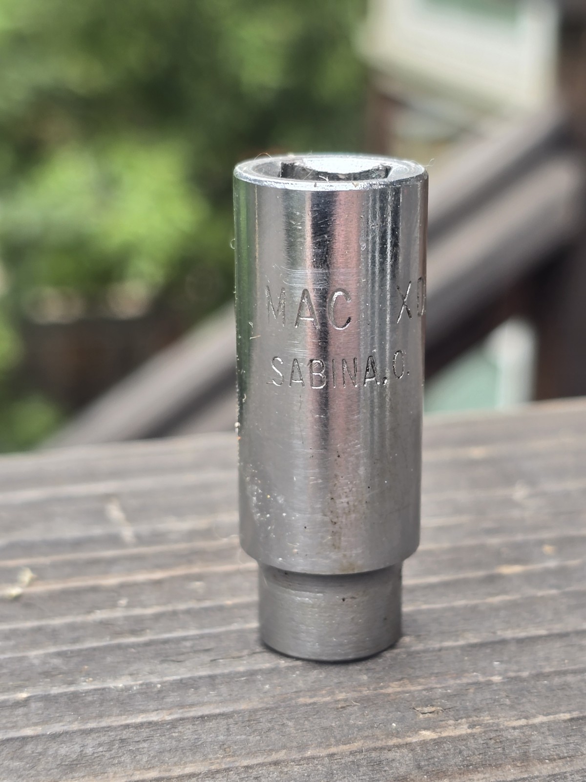 Mac Tools Sabina 3/8″ Drive 3/8″ 12 pt. SAE Semi Deep Chrome Socket USA XD122