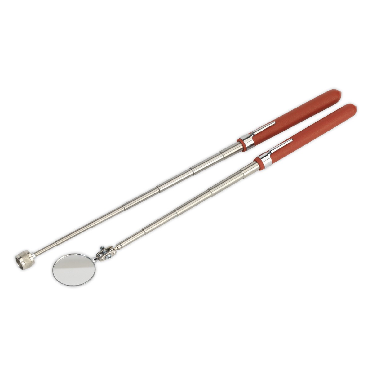 Sealey Ak6527 Telescopic Magnetic Pick-Up And Mirror Set 2Pc