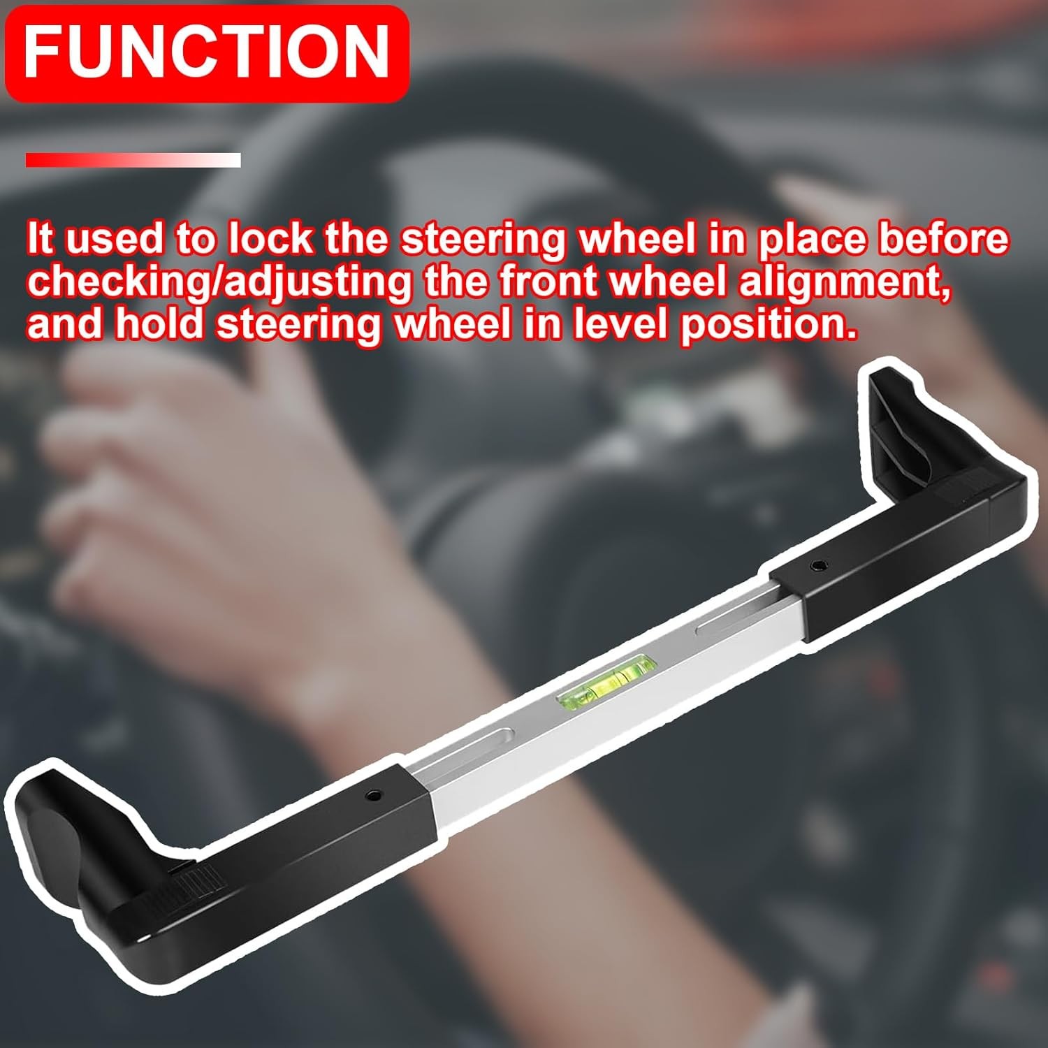 Steering Wheel Level Alignment Tool 270mm-340mm for Passenger Cars Vans