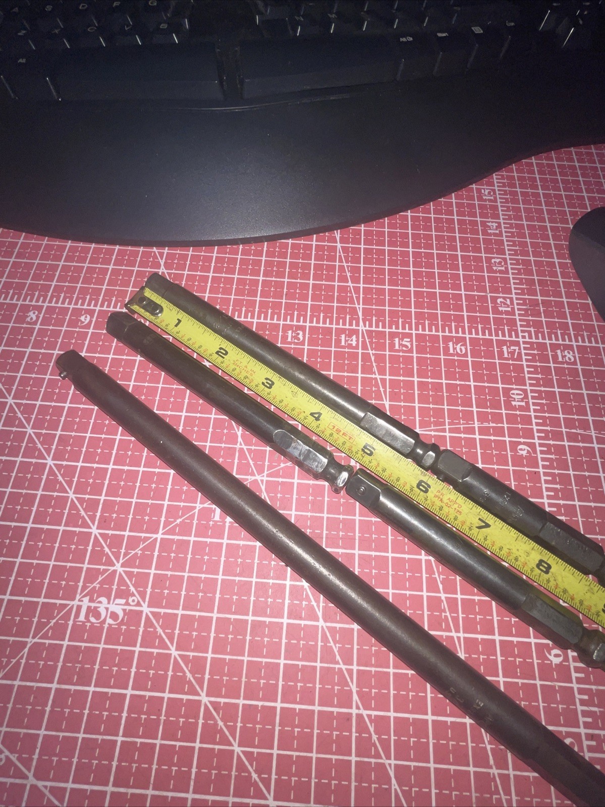 Apex / Snap on USA 7 Piece 7/16” Hex Power Adapter Extension Set 3/8 Drive 2-10”