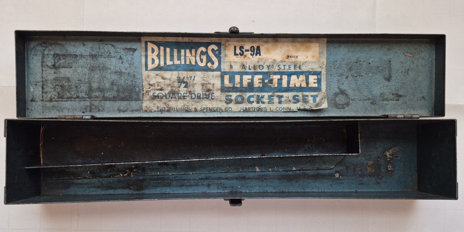 Vintage Billings Socket LS-9A Metal BOX ONLY, USA