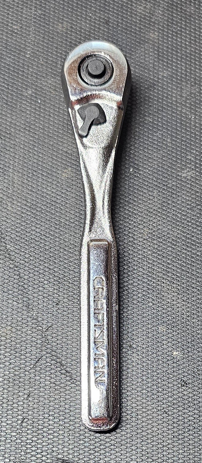 Craftsman 1/4″ Tear Drop Quick Release Ratchet 44807 Vintage NOS, Made in USA
