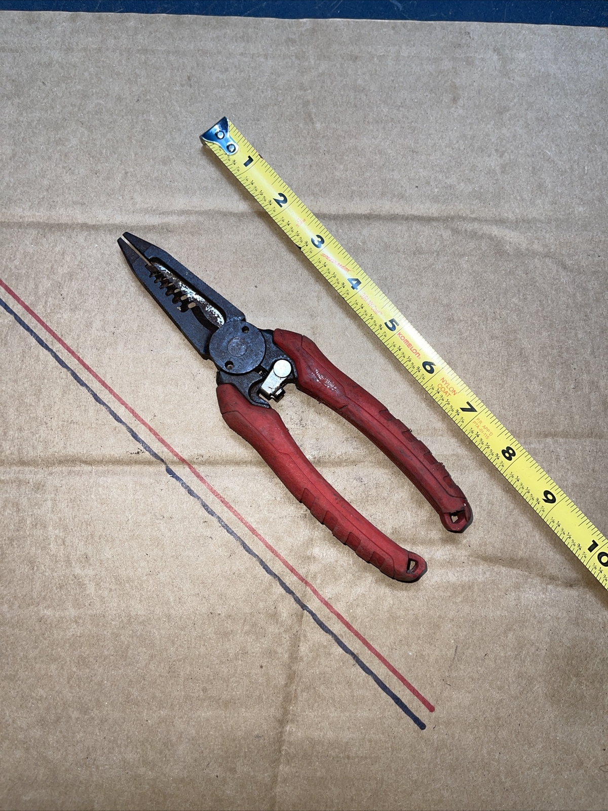 Milwaukee Wire Stripper Cutter Pliers 7 In 1 Combination Crimper Tools 7.75 in