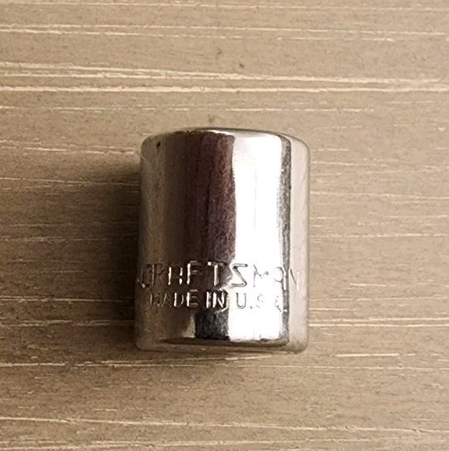Craftsman USA 13mm Socket 6 Point 1/4″ Drive ( No Stamped Catalog Number)