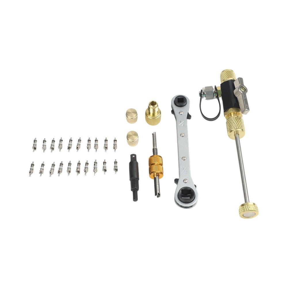 Brass and Stainless Steel Valve Core Remover Tool for Refrigeration Systems
