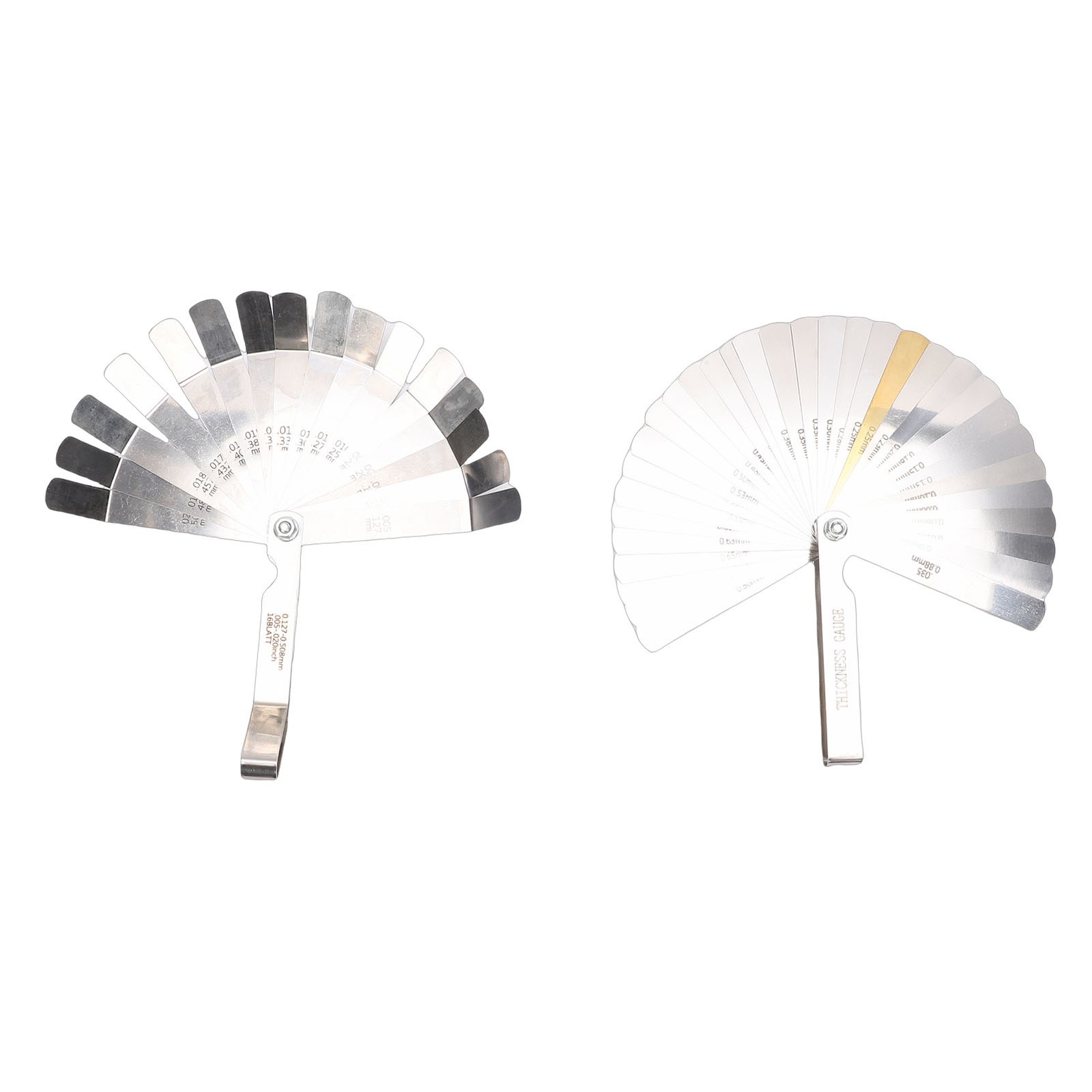 Feeler Gauges Set Stainless Steel 32 And 16 Blades Metric And Imperial Width