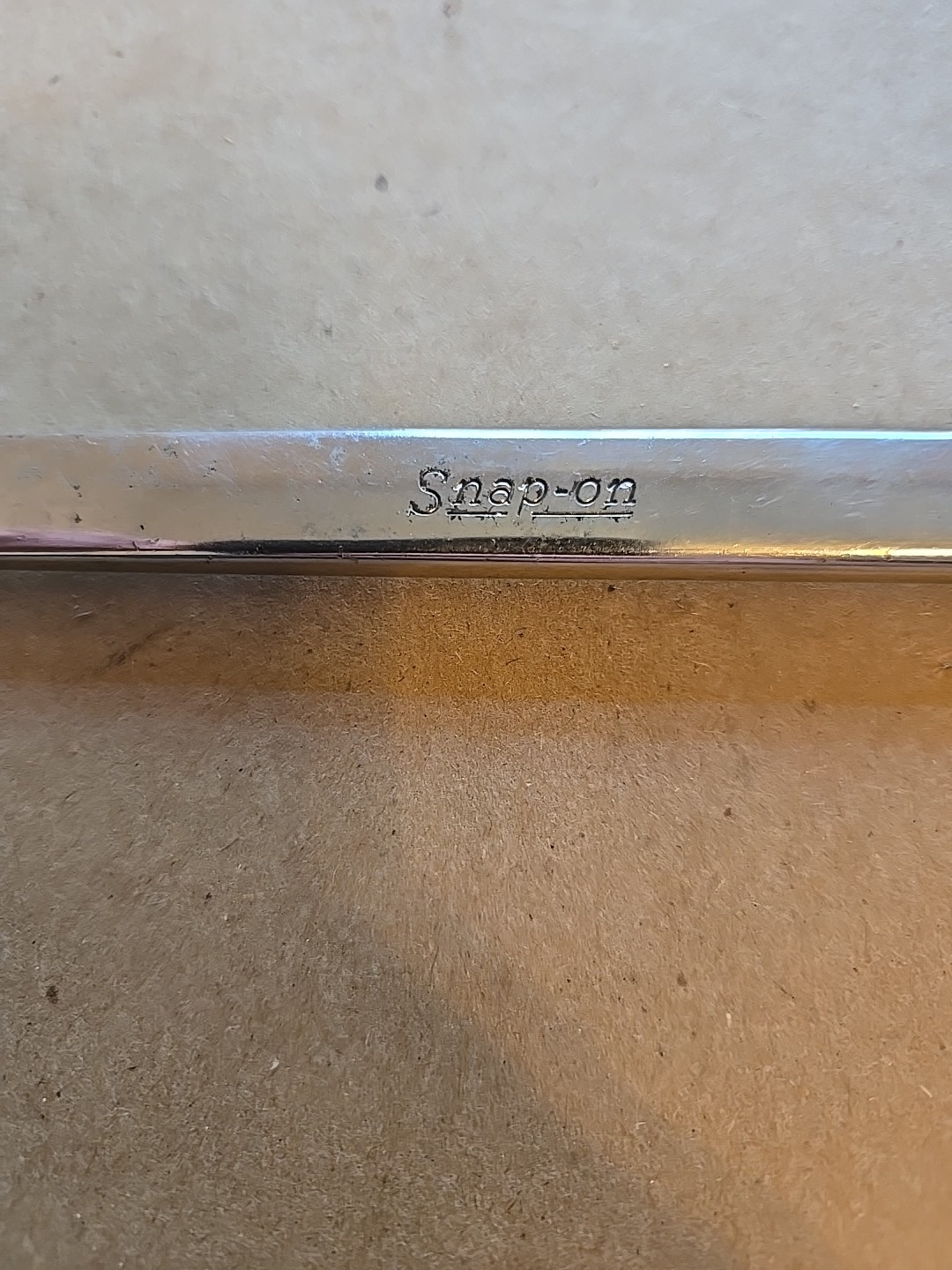 Snap On 9/16″ 6PT SAE Chrome Open/Flare Nut End Combination Wrench RXS18