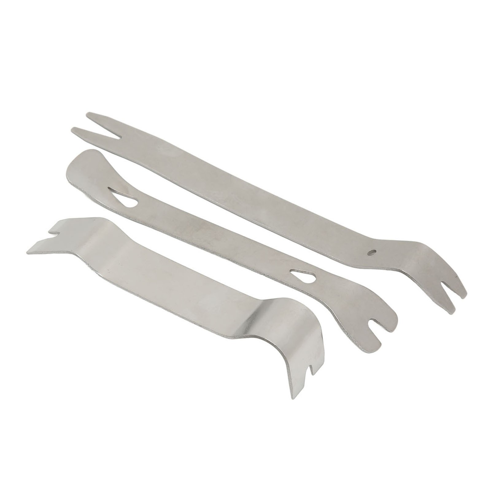 6pcs Car Trim Removal Tool Kit Stainless Steel Solid Rustproof Clip Pry Tools