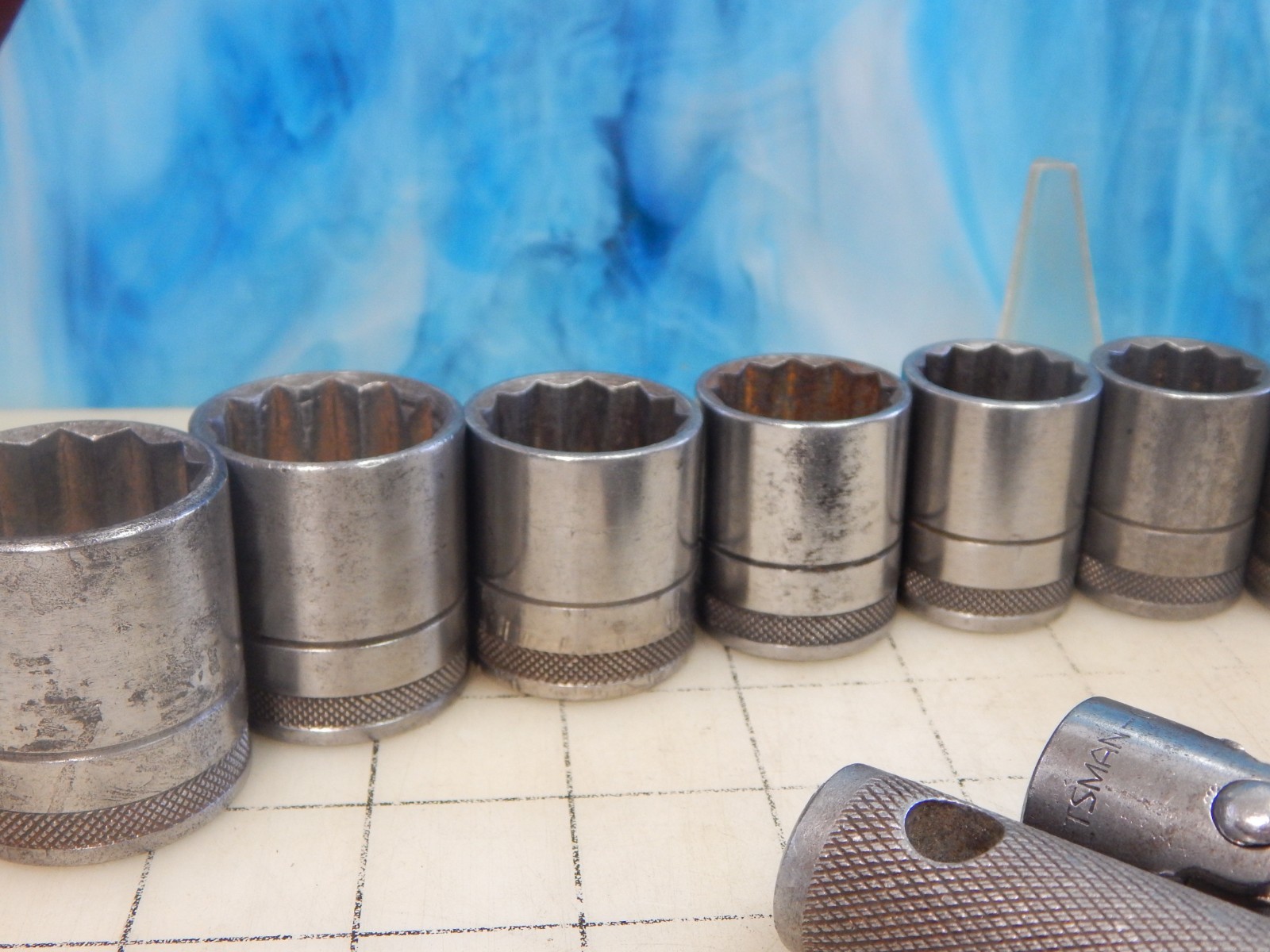 Vintage 1940’s Craftsman 1/2″ Dr. 16pc Socket Set, Breaker Bar, ALL -H- Series