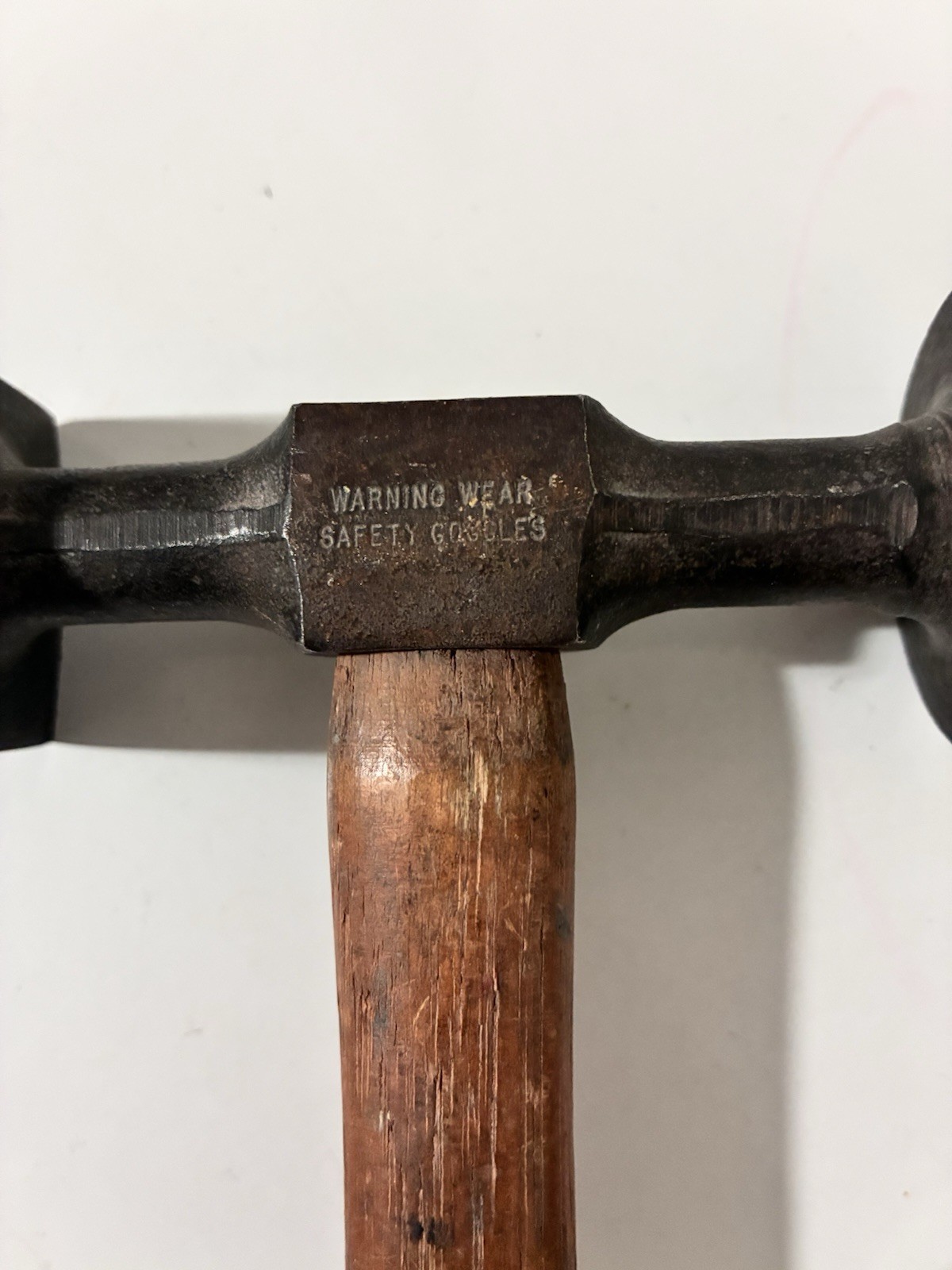Snap-On Tools Vintage Auto Body Shrinking Hammer BF610AWalnut Handle USA Made