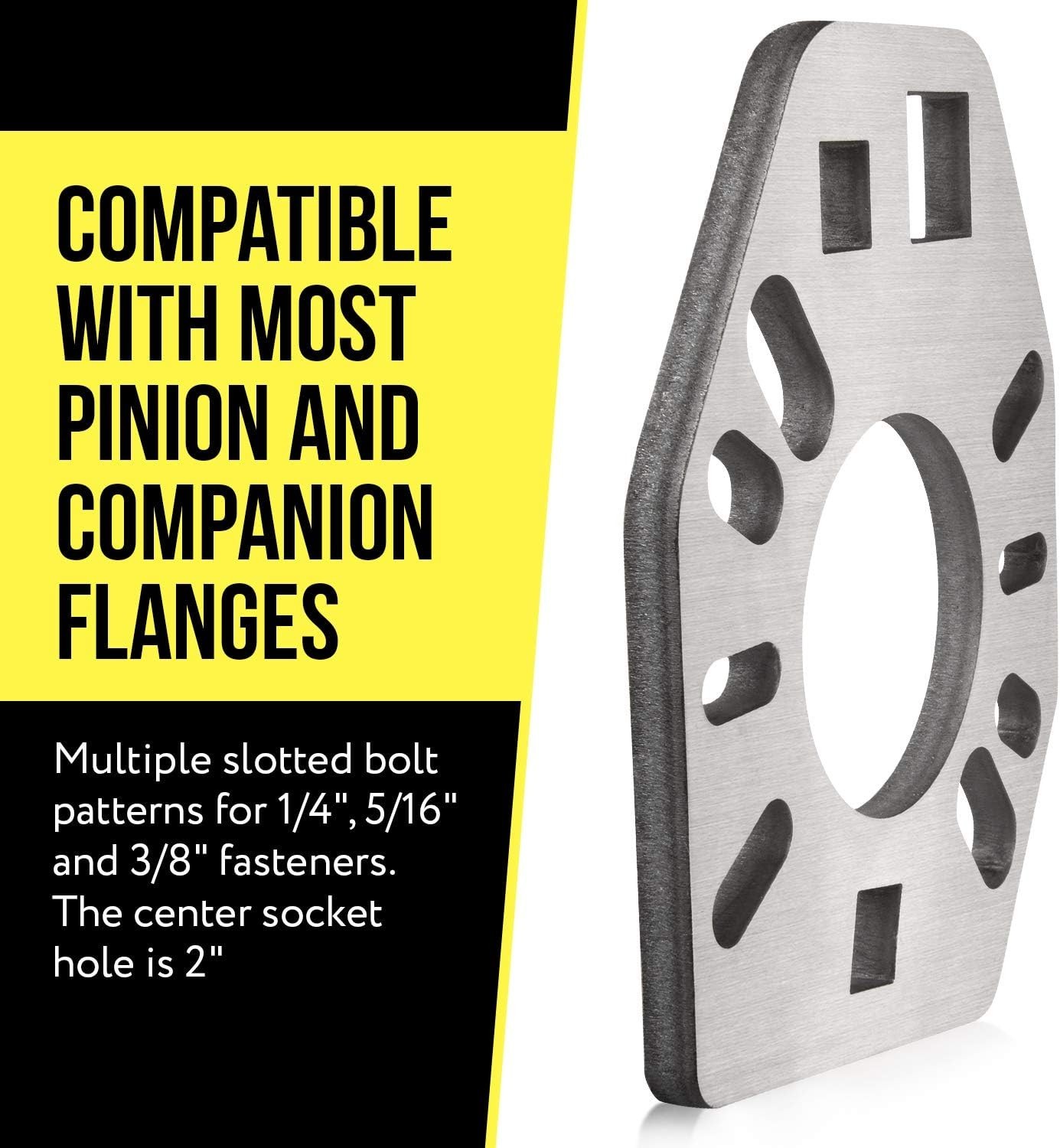 Pinion Flange Holding Tool – Stainless Steel, Silver