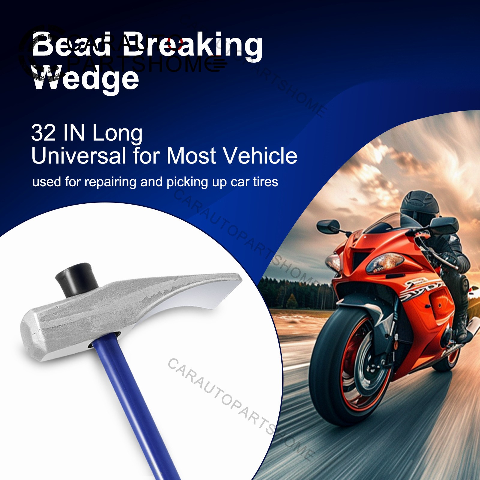 Truck Tire Changing Hammer Bead Breaking Wedge Tool for 35429 Auto Tire Removal