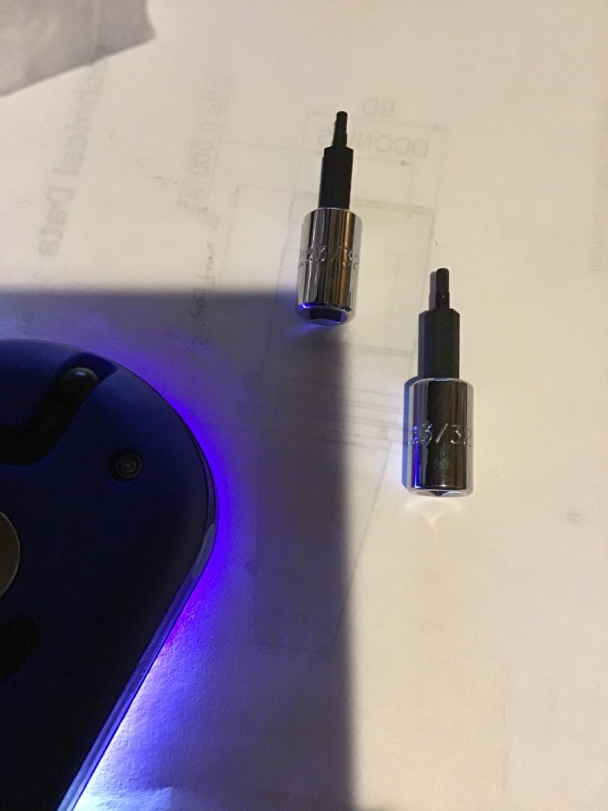 2 New Proto 1/4 Inch Drive J4770 3/32″ Hex Bit Socket. **Free Shipping **