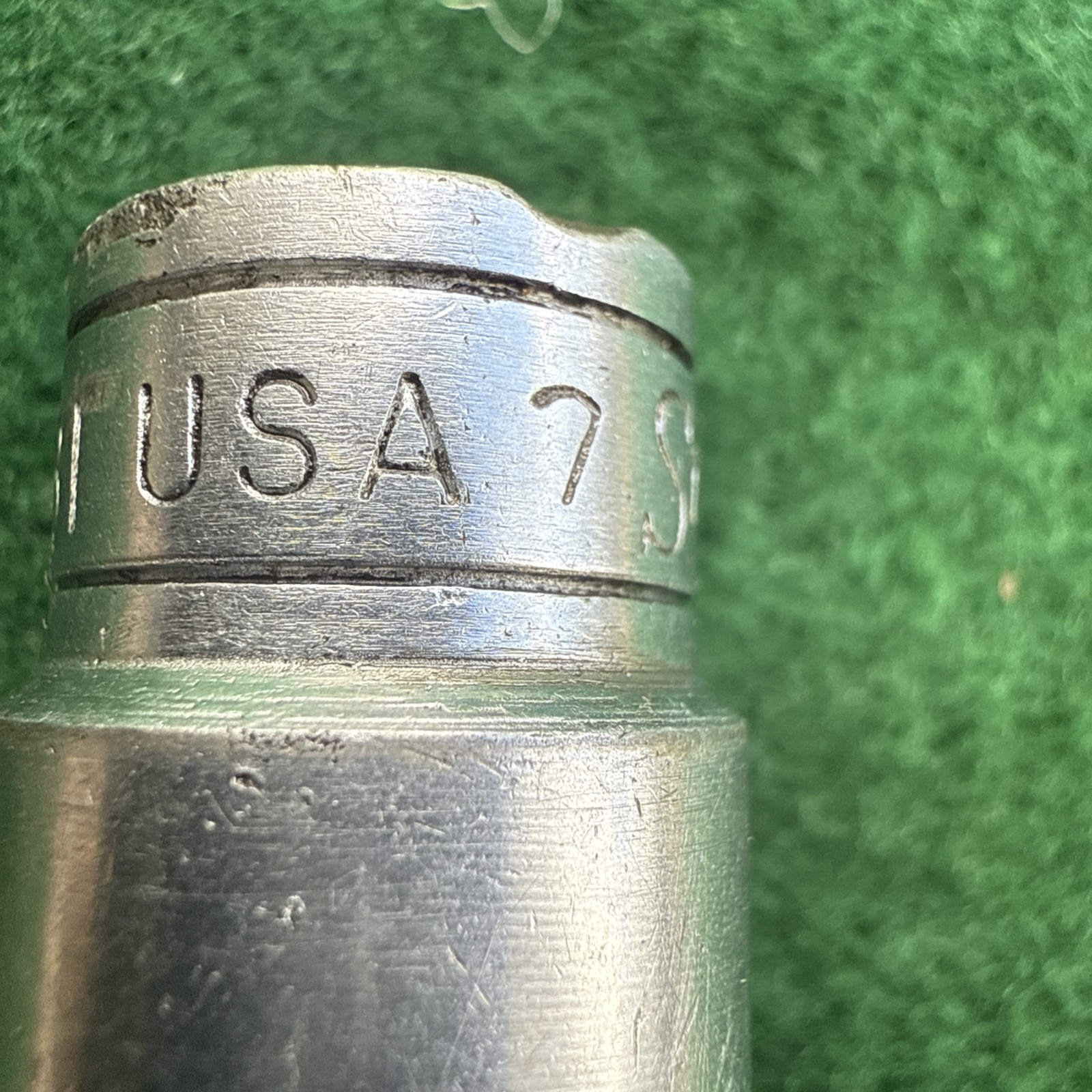 Snap-on 3/8 Drive 5/16 SAE Shallow Chrome Socket F18