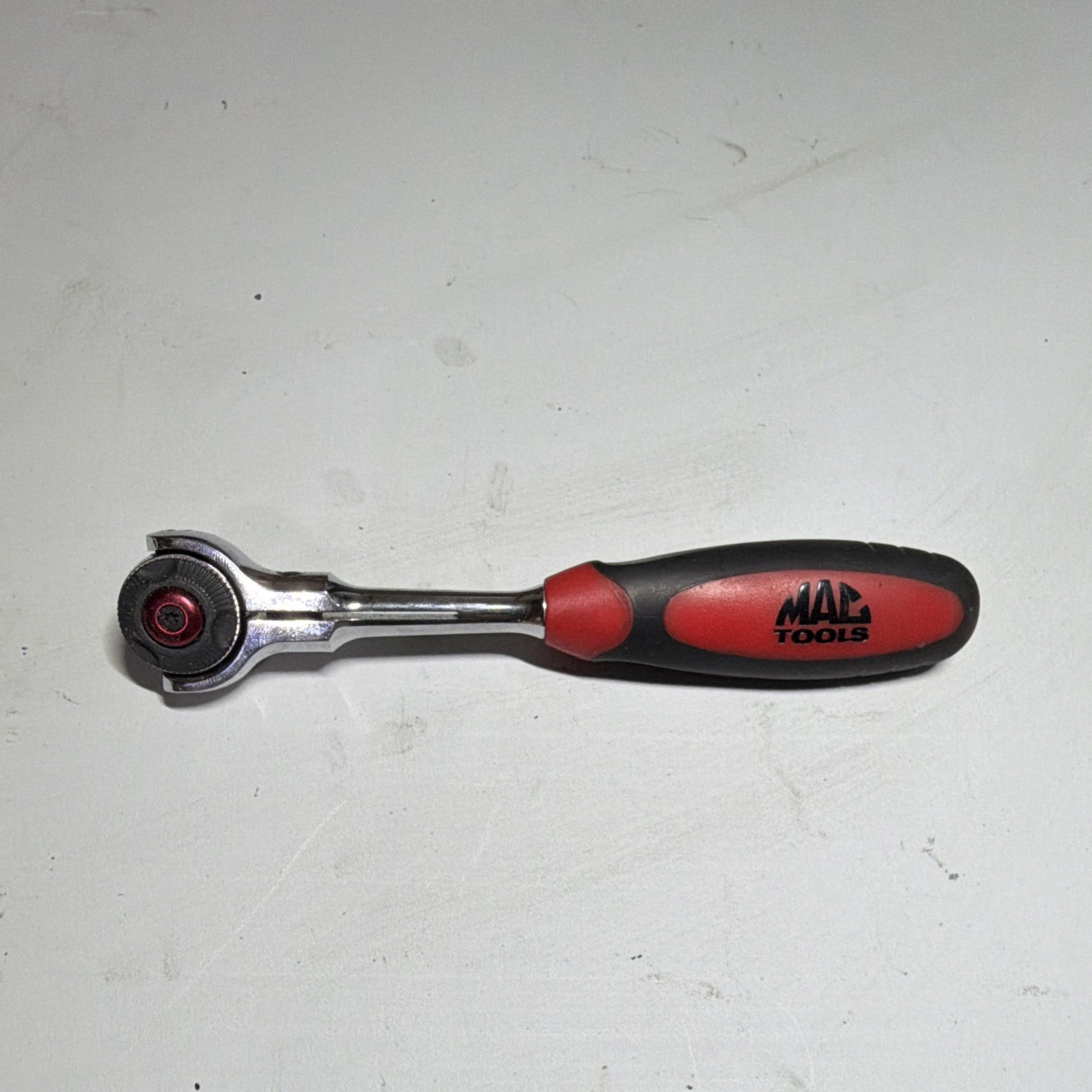 MAC 1/4″ DRIVE BI-MATERIAL SWIVEL-HEAD RATCHET – 7″
