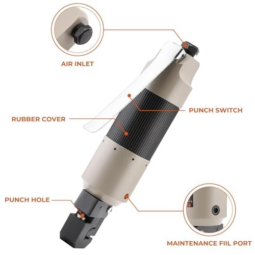 Pneumatic Flange Tool – Air Hole Punch & Crimper for Auto Body Sheet Metal Repai