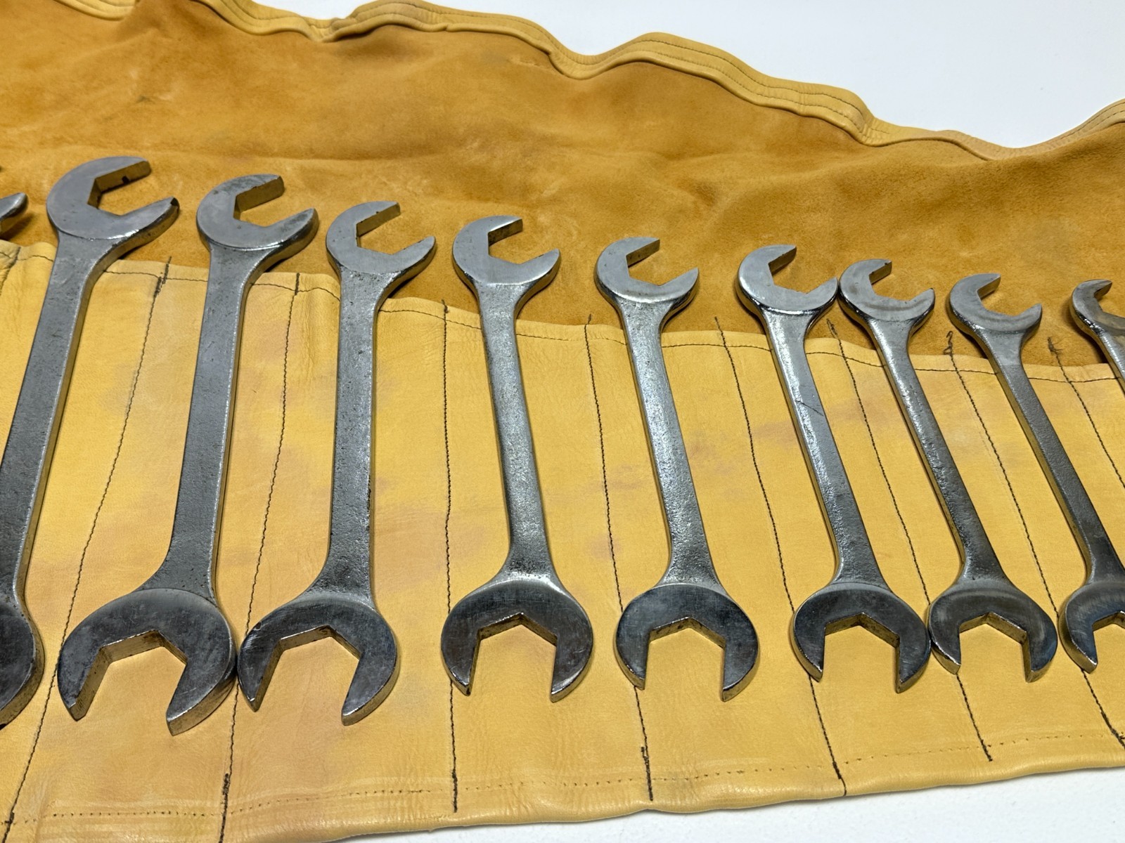 🇺🇸 VULCAN Williams 17pc USA SAE 3/8 to 1-7/16″ Open-End 4-Way Angle Wrench Set